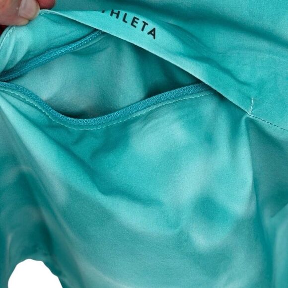 Athleta Run With It Jacket Sandstorm Print Mint Green Sherbet Size Small - Picture 5 of 14